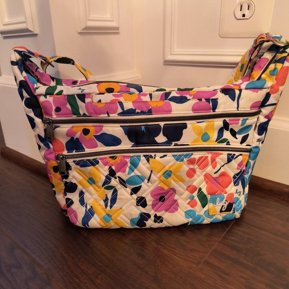 Lug Trooper 2 Crossbody Bag in Wildflower Brights